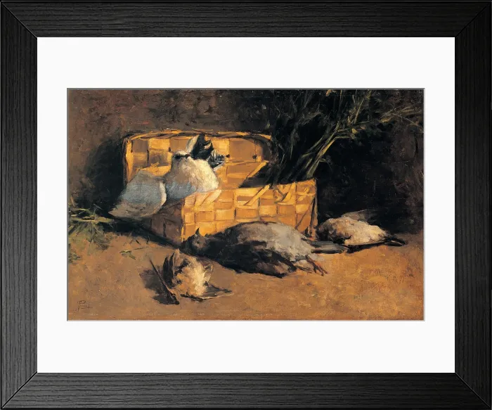Framed Print : Previati Gaetano, Still Life with Pigeons, 1884, 20th Century, oil on canvas, Italy Private collection (65293) Everett CollectionMondadori Portfolio**US SALES ONLY**