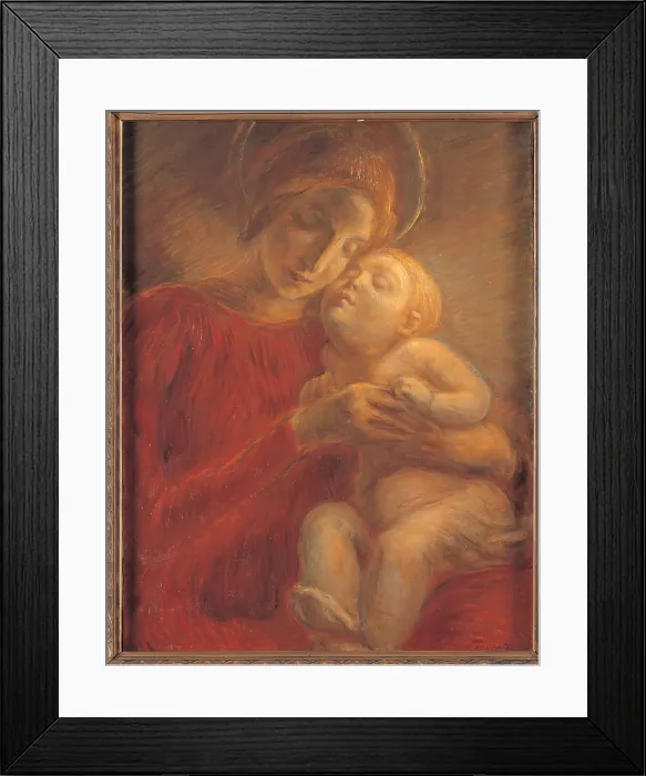 Framed Print : Previati Gaetano, Madonna and Child, 1895, 19th Century, oil on canvas, private collection (65304) Everett CollectionMondadori Portfolio**US SALES ONLY** Framed Print : Previati Gaetano, Madonna and Child, 1895, 19th Century, oil on canvas, private collection (65304) Everett CollectionMondadori Portfolio**US SALES ONLY**