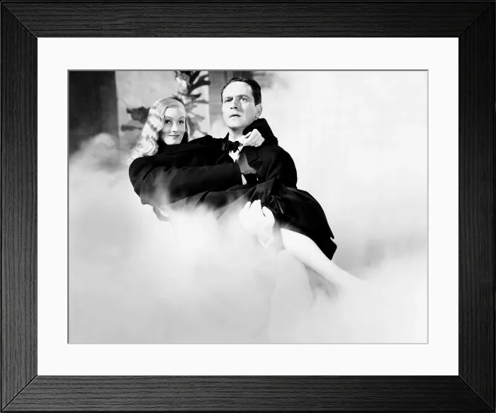 Framed Print : I MARRIED A WITCH, from left, Veronica Lake, Fredric March, 1942