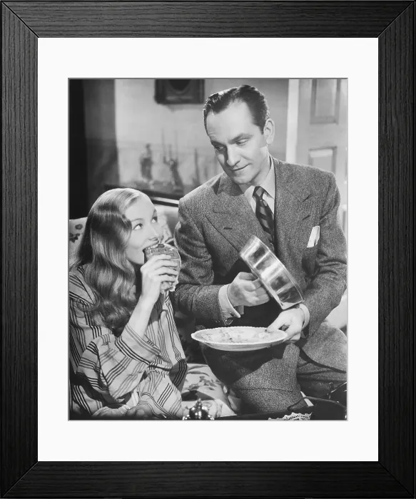 Framed Print : I MARRIED A WITCH, from left: Veronica Lake, Fredric March, 1942 Framed Print : I MARRIED A WITCH, from left: Veronica Lake, Fredric March, 1942