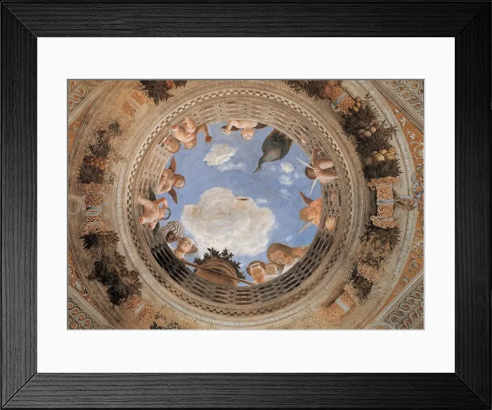 Framed Print : Mantegna Andrea, Decoration of the Camera degli Sposi (Camera Picta), 1465 - 1474, 15th Century, fresco and dry tempera, Italy, Lombardy, Mantua Framed Print : Mantegna Andrea, Decoration of the Camera degli Sposi (Camera Picta), 1465 - 1474, 15th Century, fresco and dry tempera, Italy, Lombardy, Mantua