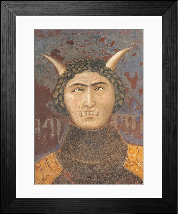 Framed Print : Lorenzetti Ambrogio, Allegory of Bad Government, 1338 - 1339, 14th Century, fresco, Italy, Tuscany, Siena, Palazzo Pubblico