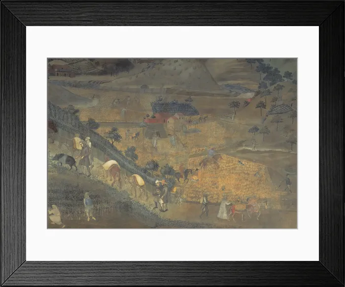 Framed Print : Lorenzetti Ambrogio, The Effects of Good Government in the Country, 1338 - 1340, 14th Century, fresco, Italy, Tuscany, Siena, Palazzo Pubblico Framed Print : Lorenzetti Ambrogio, The Effects of Good Government in the Country, 1338 - 1340, 14th Century, fresco, Italy, Tuscany, Siena, Palazzo Pubblico