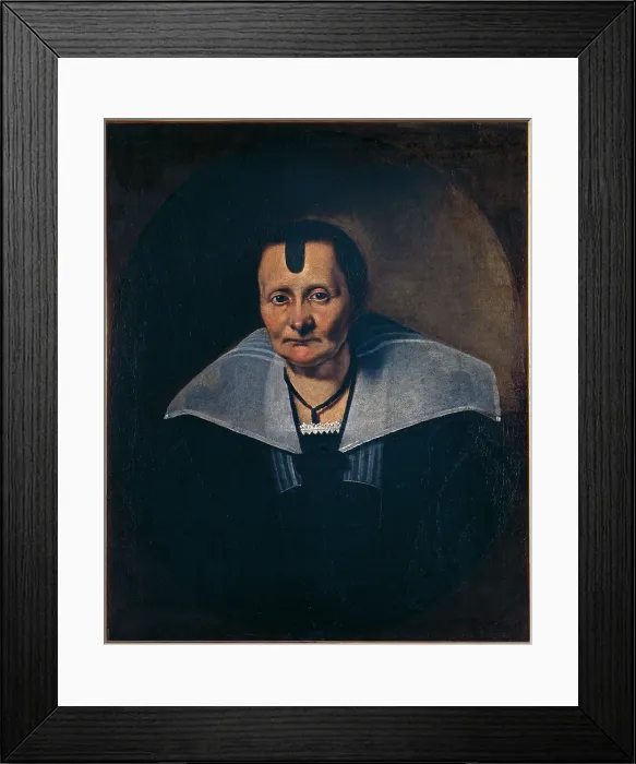 Framed Print : Portrait of the Noble Angelica de Alessandri, by Carlo Ceresa, 1643, 17th Century, oil on canvas, 71 x 57 cm - Italy, Lombardy, Milan, Castello Sforzesco
