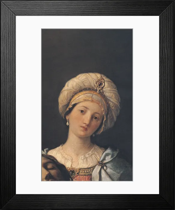 Framed Print : Reni Guido, Salom with the Head of John the Baptist, 1638 - 1639, 17th Century, oil on canvas, Italy, Lazio, Rome