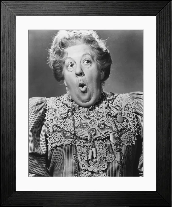 Framed Print : THE IMPORTANCE OF BEING EARNEST, Margaret Rutherford, 1952 Framed Print : THE IMPORTANCE OF BEING EARNEST, Margaret Rutherford, 1952