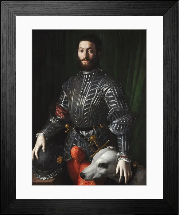Framed Print : Portrait of Guidobaldo della Rovere (Ritratto di Guidobaldo della Rovere), by Bronzino, 1532, 16th Century, oil on panel, 114 x 86 cm - Italy, Tuscany, Florence, Uffizi Gallery Framed Print : Portrait of Guidobaldo della Rovere (Ritratto di Guidobaldo della Rovere), by Bronzino, 1532, 16th Century, oil on panel, 114 x 86 cm - Italy, Tuscany, Florence, Uffizi Gallery
