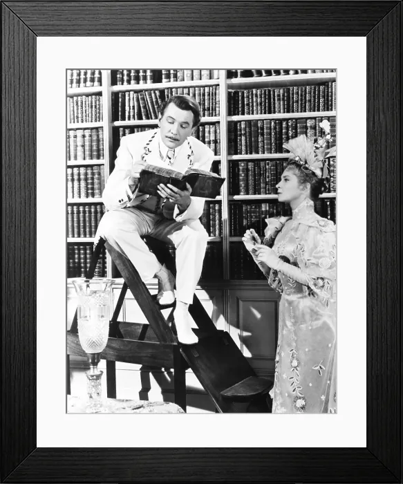 Framed Print : THE IMPORTANCE OF BEING EARNEST, from left: Michael Redgrave, Joan Greenwood, 1952 Framed Print : THE IMPORTANCE OF BEING EARNEST, from left: Michael Redgrave, Joan Greenwood, 1952