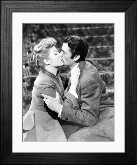 Framed Print : THE VALLEY OF DECISION, from left: Greer Garson, Gregory Peck, 1945