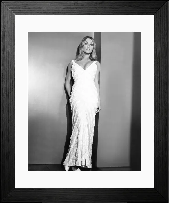 Framed Print : VALLEY OF THE DOLLS, Sharon Tate, in a gown by William Travilla, 1967, 20th Century Fox, TM & Copyright / Courtesy: Everett Collection