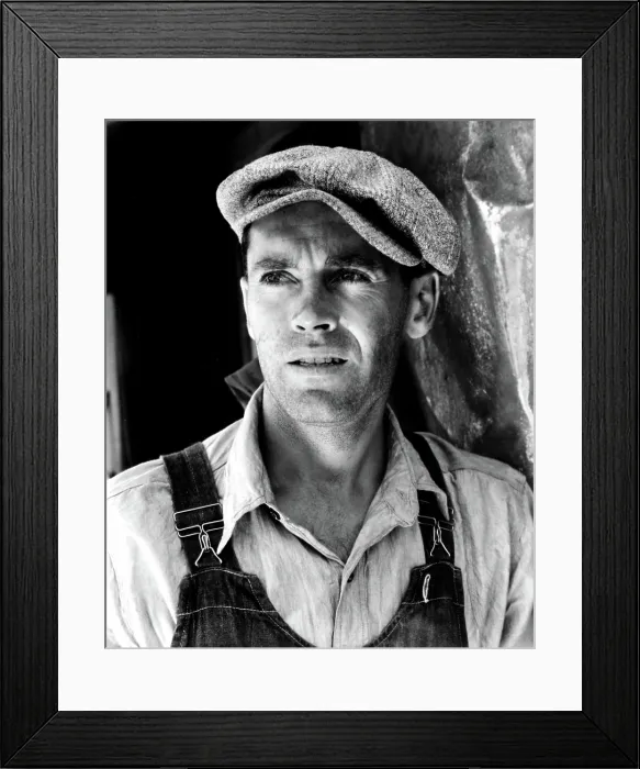 Framed Print : THE GRAPES OF WRATH, Henry Fonda, 1940, TM and copyright (c) 20th Century Fox Film Corp. All rights reserved