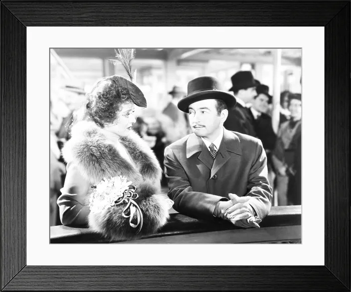 Framed Print : MR. SKEFFINGTON, from left: Bette Davis, Claude Rains, 1944