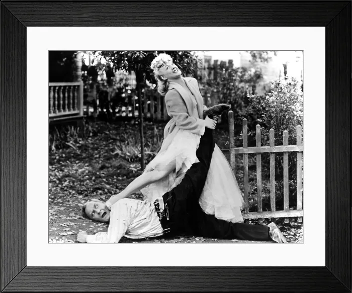 Framed Print : THE MIRACLE OF MORGAN'S CREEK, William Demarest, Betty Hutton, 1944, fight