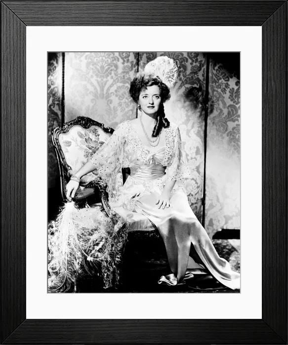 Framed Print : MR. SKEFFINGTON, Bette Davis, in a costume by Orry-Kelly, 1944 Framed Print : MR. SKEFFINGTON, Bette Davis, in a costume by Orry-Kelly, 1944