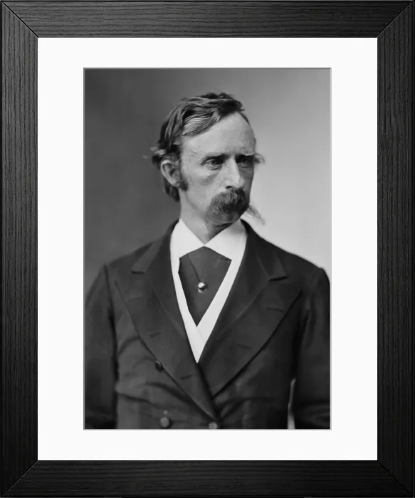 Framed Print : Gen. George Armstrong Custer, in civilian clothing, Dec. 1869. Photo by Mathew Brady Studio (BSLOC_2019_9_114)