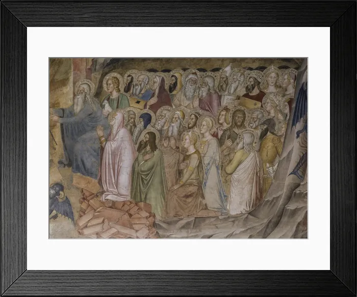 Framed Print : The Passion of Jesus (La passione di Ges), by Andrea di Bonaiuto, 1365-1368, 14th Century, fresco - Italy, Tuscany, Florence, Church of Santa Maria Novella, Spanish Chapel Framed Print : The Passion of Jesus (La passione di Ges), by Andrea di Bonaiuto, 1365-1368, 14th Century, fresco - Italy, Tuscany, Florence, Church of Santa Maria Novella, Spanish Chapel