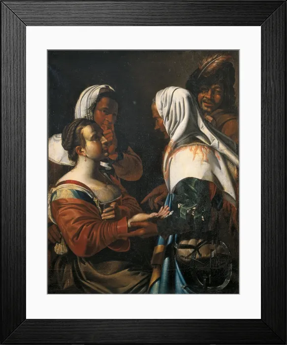 Framed Print : The Good Luck, by Unknown French artist, ca. 1610 - 1620, 17th Century, oil on canvas, 119 x 94 cm - Italy, Lombardy, Milan, Castello Sforzesco, Civic Collections of Ancient Art Framed Print : The Good Luck, by Unknown French artist, ca. 1610 - 1620, 17th Century, oil on canvas, 119 x 94 cm - Italy, Lombardy, Milan, Castello Sforzesco, Civic Collections of Ancient Art