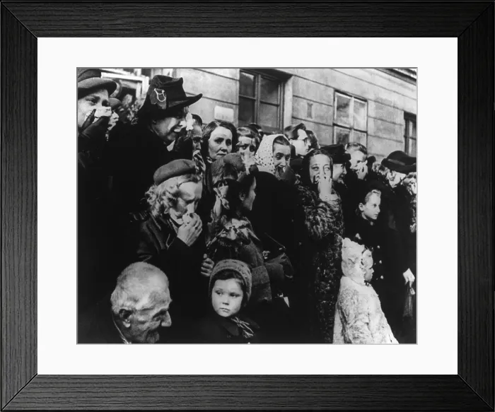 Framed Print : Women weeping at time of Communist coup d'etat in Prague by supported by USSR in February 1948. - (BSLOC_2014_15_248) Framed Print : Women weeping at time of Communist coup d'etat in Prague by supported by USSR in February 1948. - (BSLOC_2014_15_248)