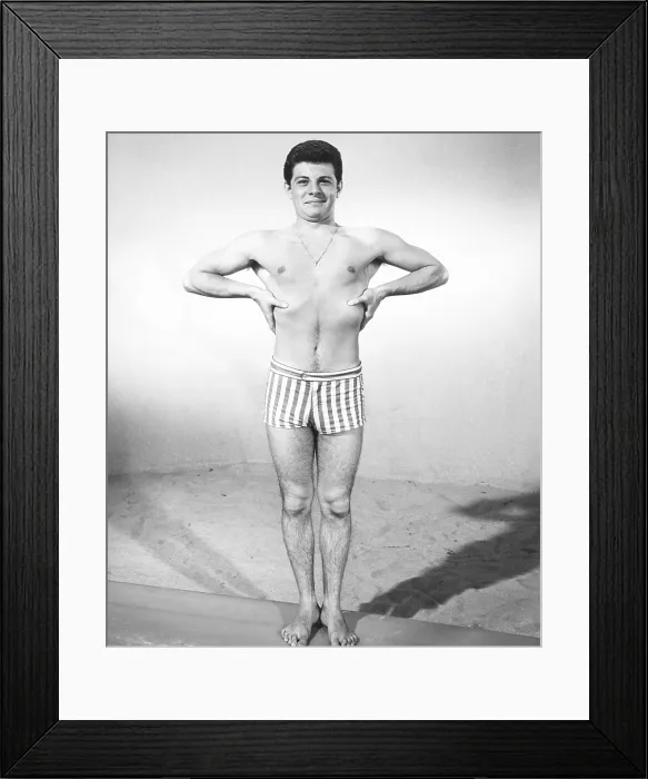 Framed Print : MUSCLE BEACH PARTY, Frankie Avalon, 1964