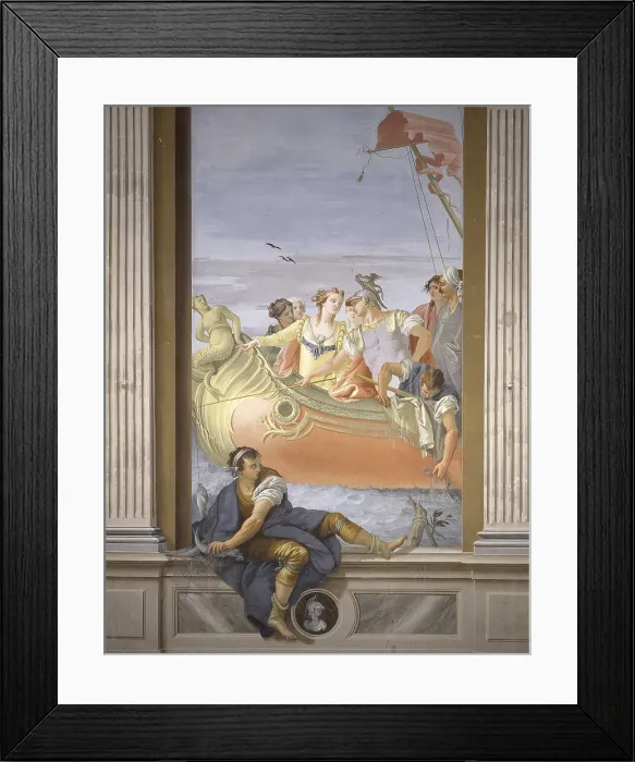 Framed Print : Antony and Cleopatra. Fishing Scene (Antonio e Cleopatra) Framed Print : Antony and Cleopatra. Fishing Scene (Antonio e Cleopatra)