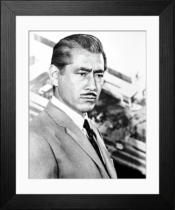 Framed Print : GRAND PRIX, Toshiro Mifune, 1966 Framed Print : GRAND PRIX, Toshiro Mifune, 1966