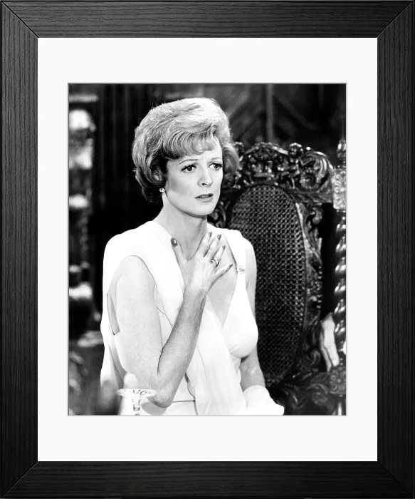Framed Print : MURDER BY DEATH, Maggie Smith, 1976. Columbia / courtesy Everett Collection Framed Print : MURDER BY DEATH, Maggie Smith, 1976. Columbia / courtesy Everett Collection