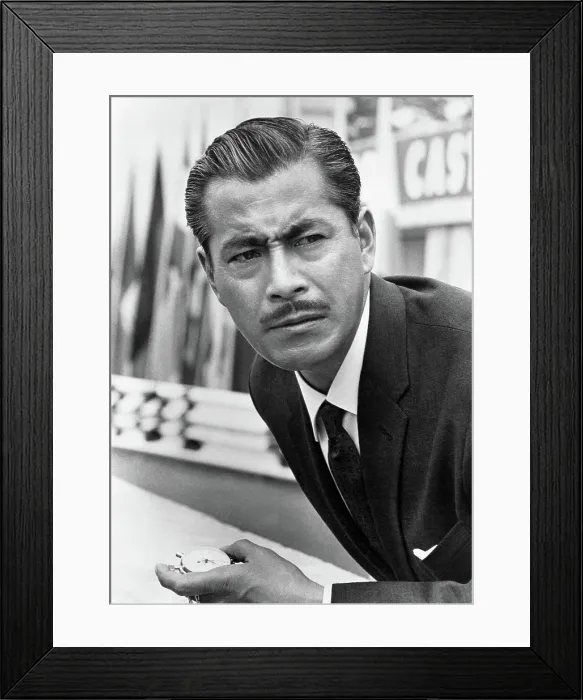 Framed Print : GRAND PRIX, Toshiro Mifune, 1966 Framed Print : GRAND PRIX, Toshiro Mifune, 1966