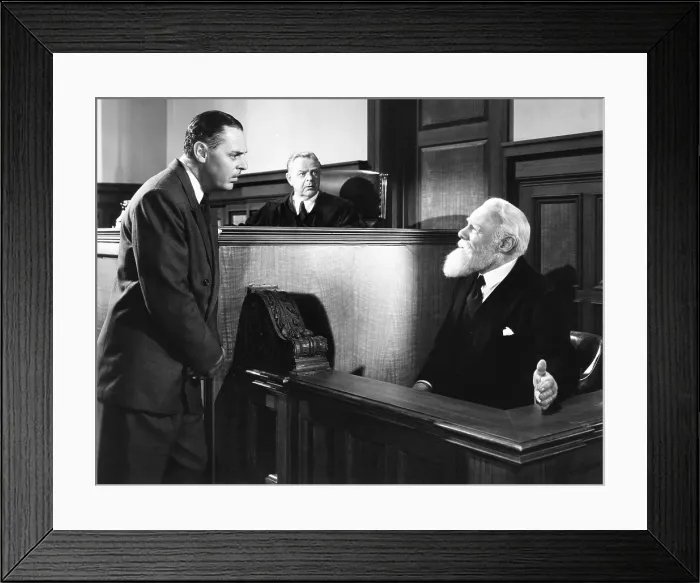 Framed Print : MIRACLE ON 34th STREET, from left, Jerome Cowan, Gene Lockhart, Edmund Gwenn, 1947, 20th Century-Fox Film Corporation, TM & Copyright / courtesy Everett Collection