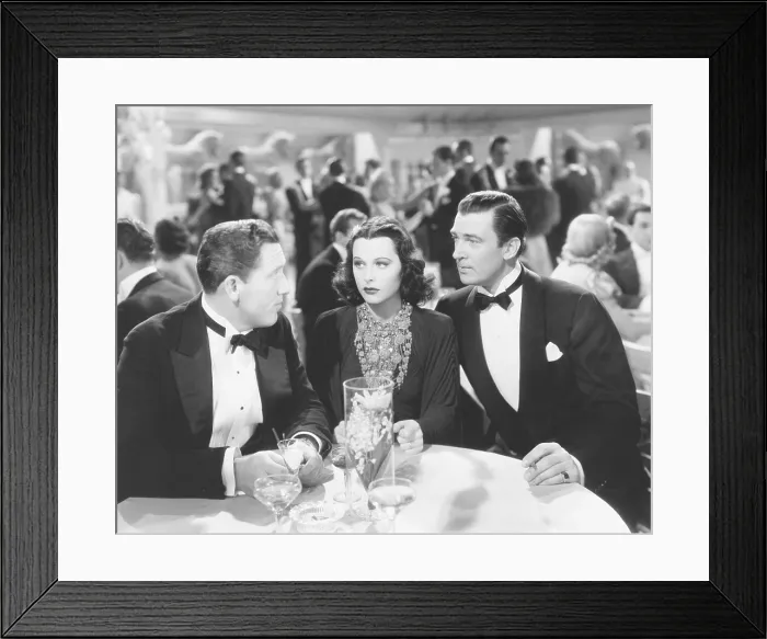 Framed Print : I TAKE THIS WOMAN, from left: Spencer Tracy, Hedy Lamarr, Walter Pidgeon, 1940