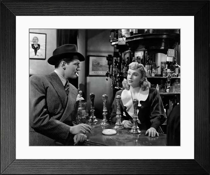 Framed Print : IT ALWAYS RAINS ON SUNDAY, John McCallum, Googie Withers, 1947