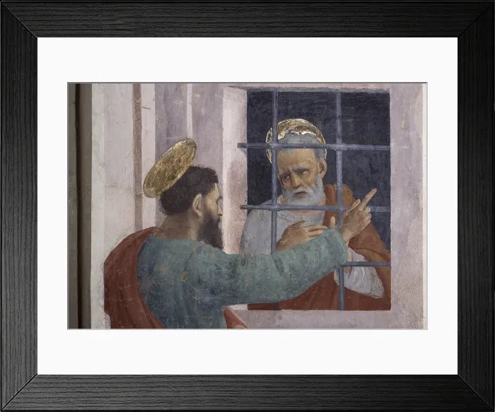 Framed Print : St. Paul visits St