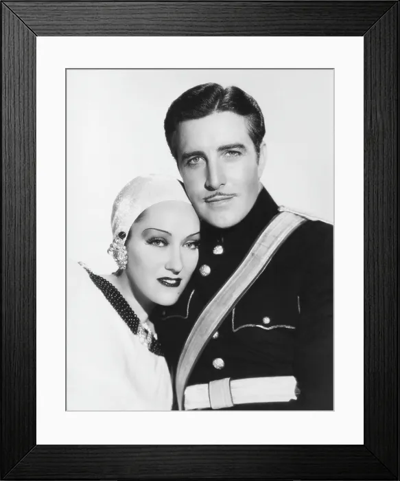 Framed Print : MUSIC IN THE AIR, from left: Gloria Swanson, John Boles, 1934, TM & Copyright 20th Century Fox Film Corp. / courtesy Everett Collection