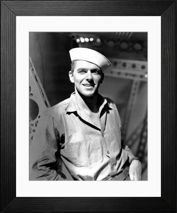Framed Print : MURDER IN THE AIR, Ronald Reagan, 1940