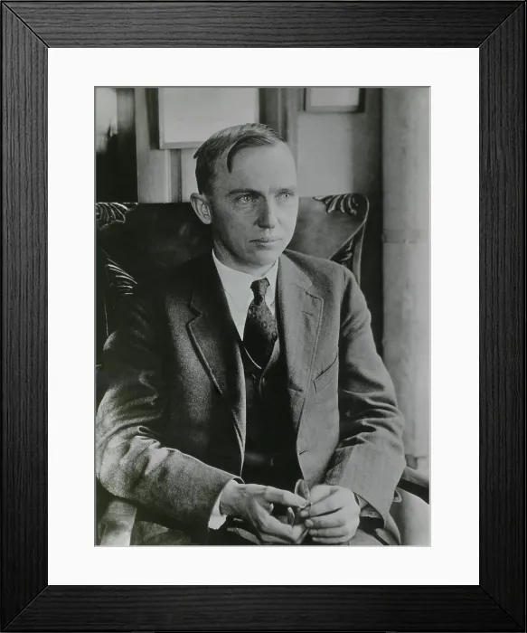 Framed Print : Harlow Shapley, c. 1920s, American astronomer who determined the size of the Milky Way Galaxy