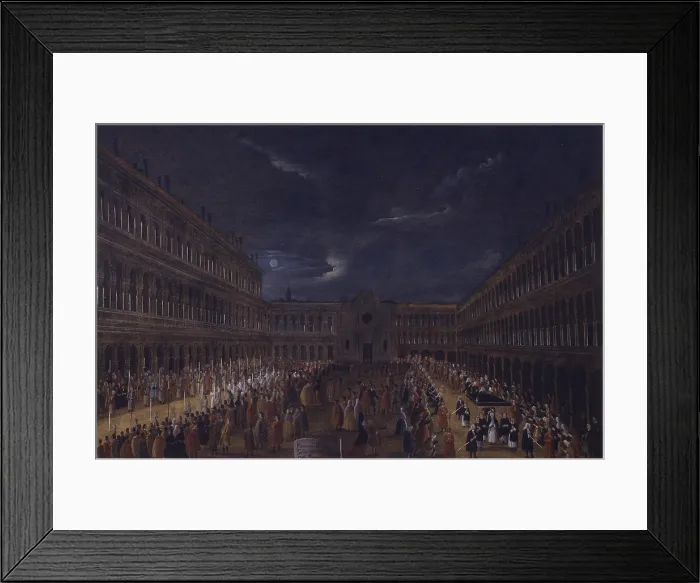 Framed Print : Good Friday Procession in Piazza San Marco (Processione del Venerd Santo in Piazza San Marco), by Gabriele Bella, 18th Century, oil on canvas - Italy, Veneto, Venice Framed Print : Good Friday Procession in Piazza San Marco (Processione del Venerd Santo in Piazza San Marco), by Gabriele Bella, 18th Century, oil on canvas - Italy, Veneto, Venice