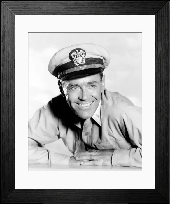 Framed Print : MISTER ROBERTS, Henry Fonda, 1955 Framed Print : MISTER ROBERTS, Henry Fonda, 1955