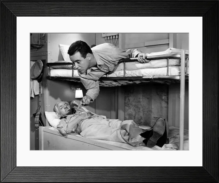 Framed Print : MISTER ROBERTS, William Powell, Jack Lemmon, 1955 Framed Print : MISTER ROBERTS, William Powell, Jack Lemmon, 1955