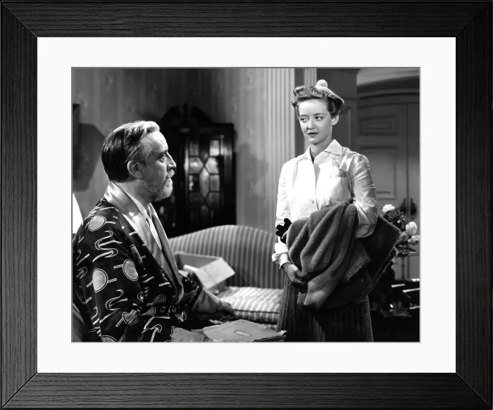 Framed Print : THE MAN WHO CAME TO DINNER, Monty Woolley, Bette Davis, 1942 Framed Print : THE MAN WHO CAME TO DINNER, Monty Woolley, Bette Davis, 1942