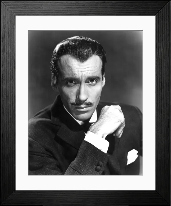 Framed Print : THE MAN WHO COULD CHEAT DEATH, Christopher Lee, 1959