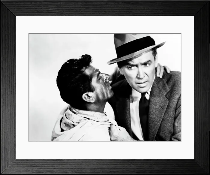 Framed Print : THE MAN WHO KNEW TOO MUCH, Daniel Gelin, James Stewart, 1956