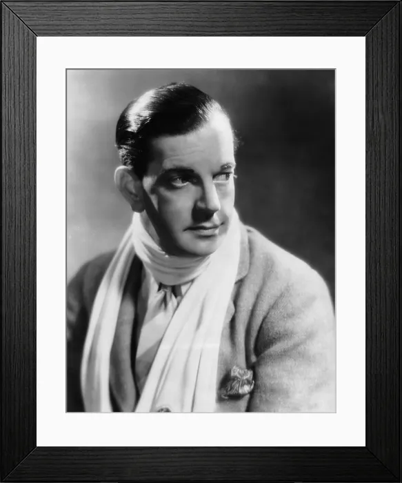 Framed Print : THE MAN WHO KNEW TOO MUCH, Leslie Banks, 1934 Framed Print : THE MAN WHO KNEW TOO MUCH, Leslie Banks, 1934