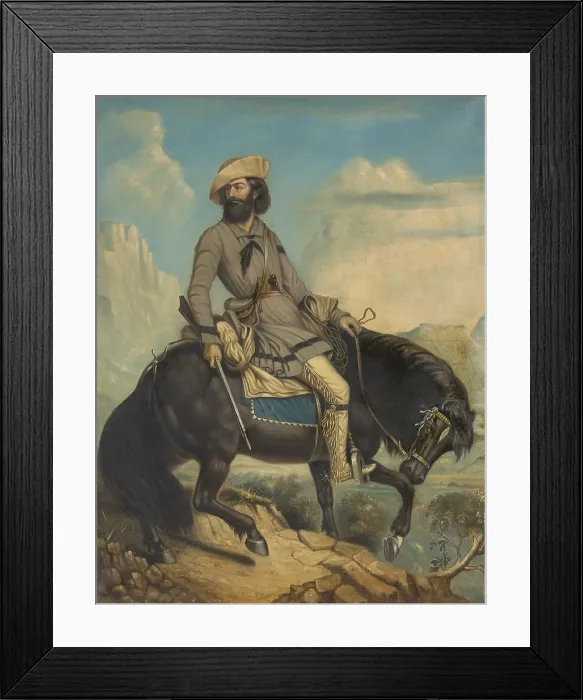 Framed Print : LONG JAKES, by Charles Deas, 1844-47, painting, oil on canvas. Jakes was a fur trapper and was an early frontier folk hero