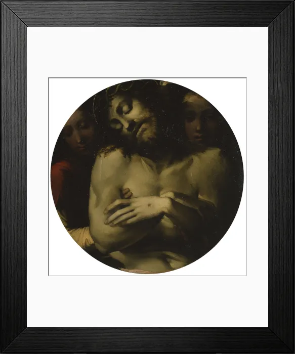 Framed Print : Christ of Mercy and Two Angels, by Bartolomeo di David, 1532, 16th Century, oil on board - Italy, Tuscany, Siena, Civic Museum. Whole artwork view Framed Print : Christ of Mercy and Two Angels, by Bartolomeo di David, 1532, 16th Century, oil on board - Italy, Tuscany, Siena, Civic Museum. Whole artwork view