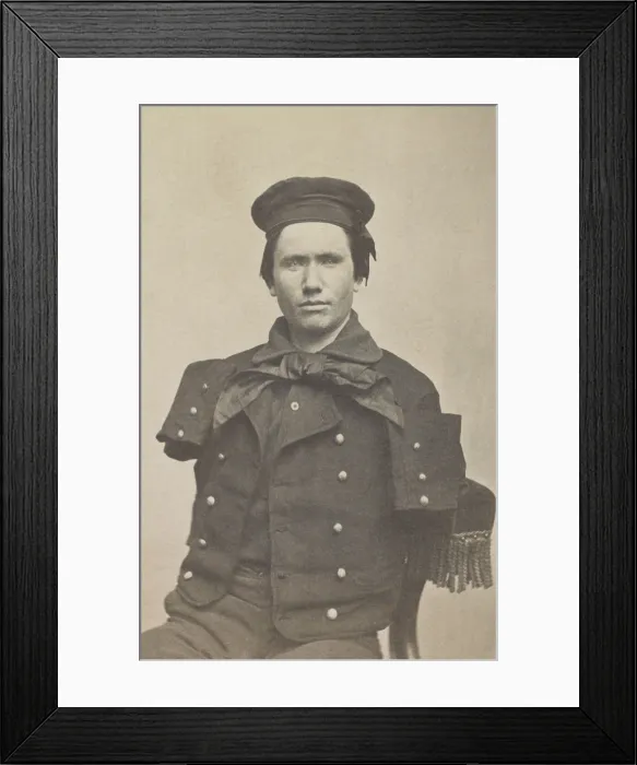Framed Print : US Civil War. Battle of Mobile Bay, Aug. 5, 1864. Richard D