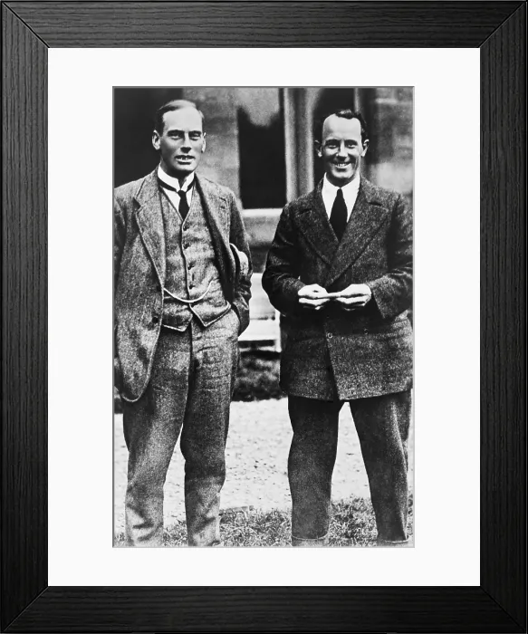 Framed Print : Harry Hawker and Kenneth Grieve, after their failed attempt to cross the Atlantic in May 1919