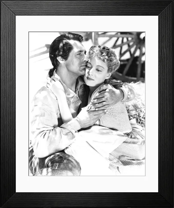 Framed Print : THE HOWARDS OF VIRGINIA, from left: Cary Grant, Martha Scott, 1940