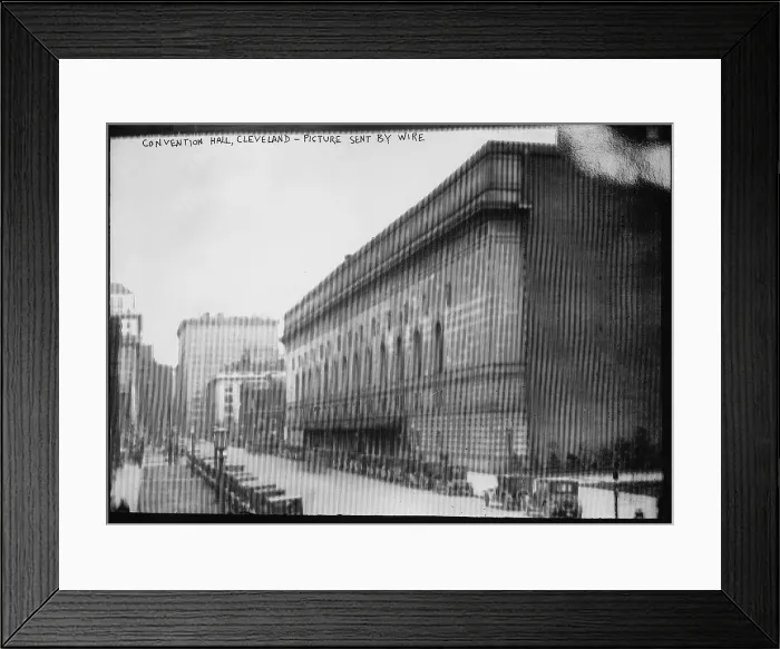 Framed Print : Public Auditorium, Cleveland, Ohio in image sent by wire to Bain News Service on May 21, 1924