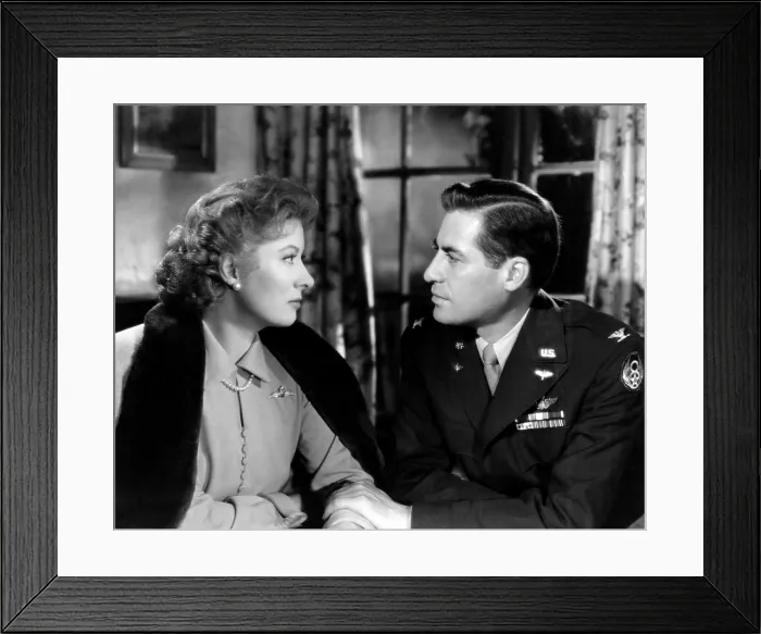 Framed Print : THE MINIVER STORY, from left: Greer Garson, John Hodiak, 1950