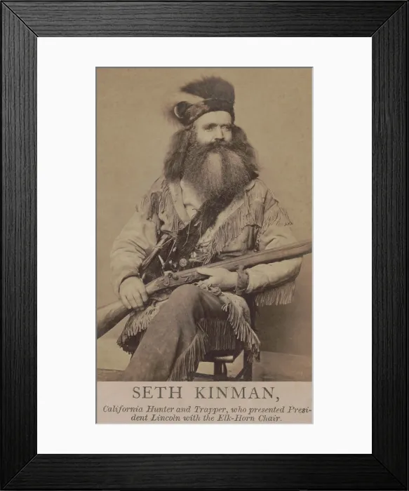 Framed Print : James Felix Bridger, ca. 1860, photograph by Carter of Salt Lake City, Utah Framed Print : James Felix Bridger, ca. 1860, photograph by Carter of Salt Lake City, Utah