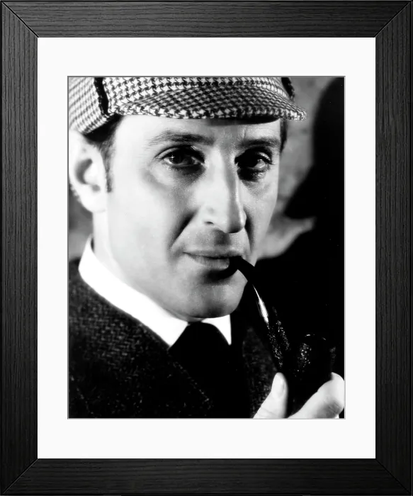 Framed Print : THE HOUND OF THE BASKERVILLES, Basil Rathbone, 1939, TM & Copyright 20th Century Fox Film Corp. / courtesy Everett Collection Framed Print : THE HOUND OF THE BASKERVILLES, Basil Rathbone, 1939, TM & Copyright 20th Century Fox Film Corp. / courtesy Everett Collection